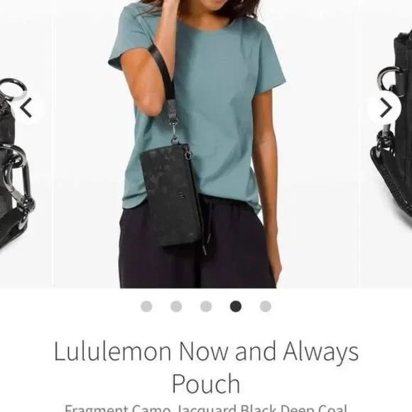 lululemon clutch purse black camo - Picture 2 of 9